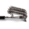 Щетка LoveGrill продольная тройная со шкребком, нержавеющая сталь - 1001032 фото_3 