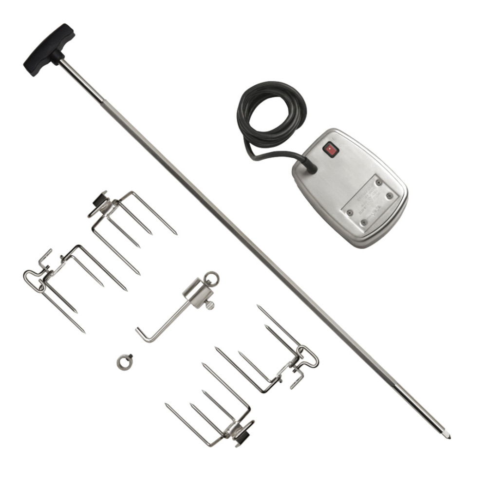 Вертел з чотирма затискачами та електромотором для грилів моделей 665 Napoleon - 69632 Вертел з чотирма затискачами та електромотором для грилів моделей 665 Napoleon - 69632