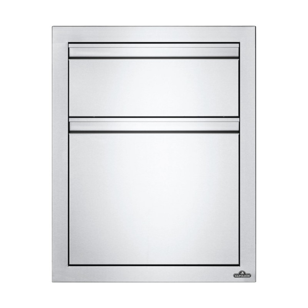 Вбудований елемент з малим та великим висувними ящиками 46х61 см Napoleon - BI-1824-2DR