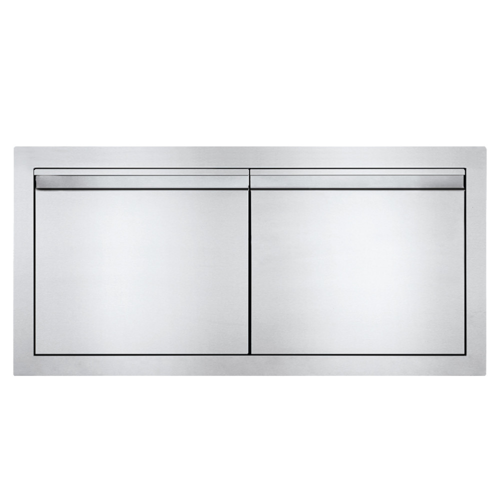 Встраиваемая дверь двустворчатая, поперечная 91х41  Napoleon - BI-3616-2D