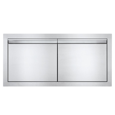 Встраиваемая дверь двустворчатая, поперечная 91х41 … 