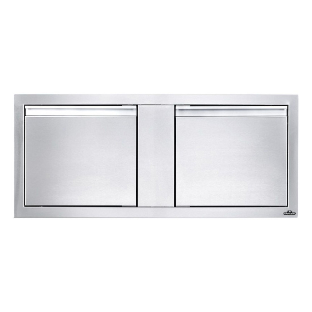 Встроенная дверь двухстворчатая поперечная 107х41 см Napoleon - BI-4216-2D