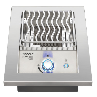 Одинарная инфракрасная горелка Napoleon SIZZLE ZONE для встраивания с крышкой из нержавеющей… 