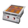 Подвійний інфрачервоний пальник Napoleon SIZZLE ZONE для вбудовування з кришкою з нержавіючої сталі - BIB18IRPSS фото_5 