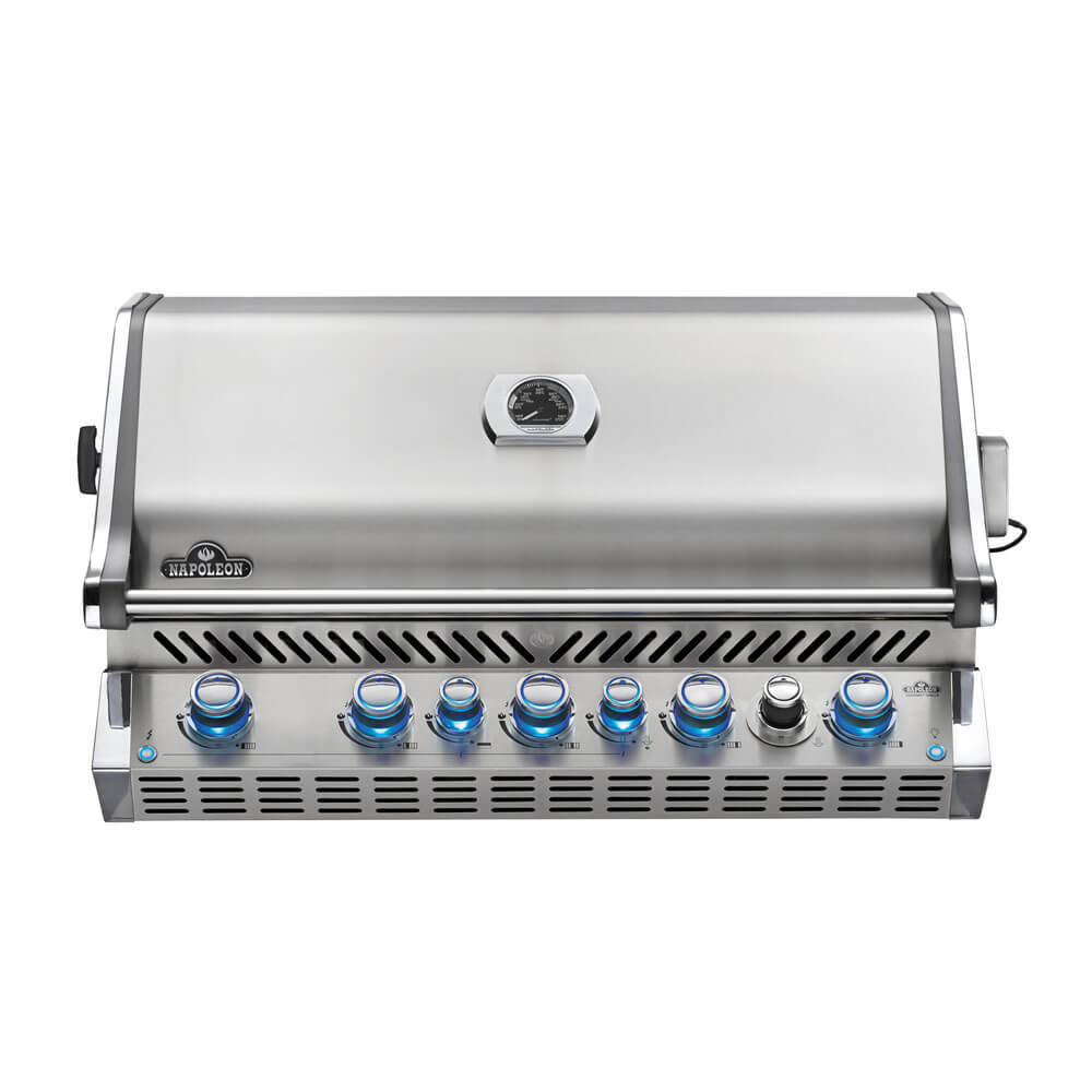Встраиваемый газовый гриль Napoleon Prestige BIPRO 665, вертел в комплекте - BIPRO665RBPSS-3