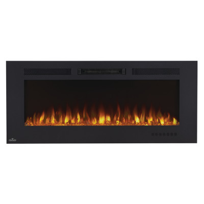 Камін електричний горизонтальний Napoleon Allure Phantom 50 з металевою сіткою, чорний… 