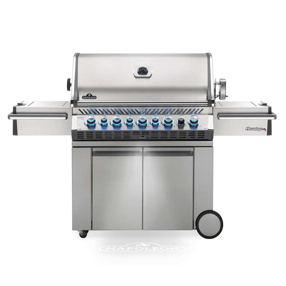 Газовый гриль Napoleon Prestige PRO 665 с инфракрасной конфоркой, вертел в комплекте - PRO665RSIBPSS-3