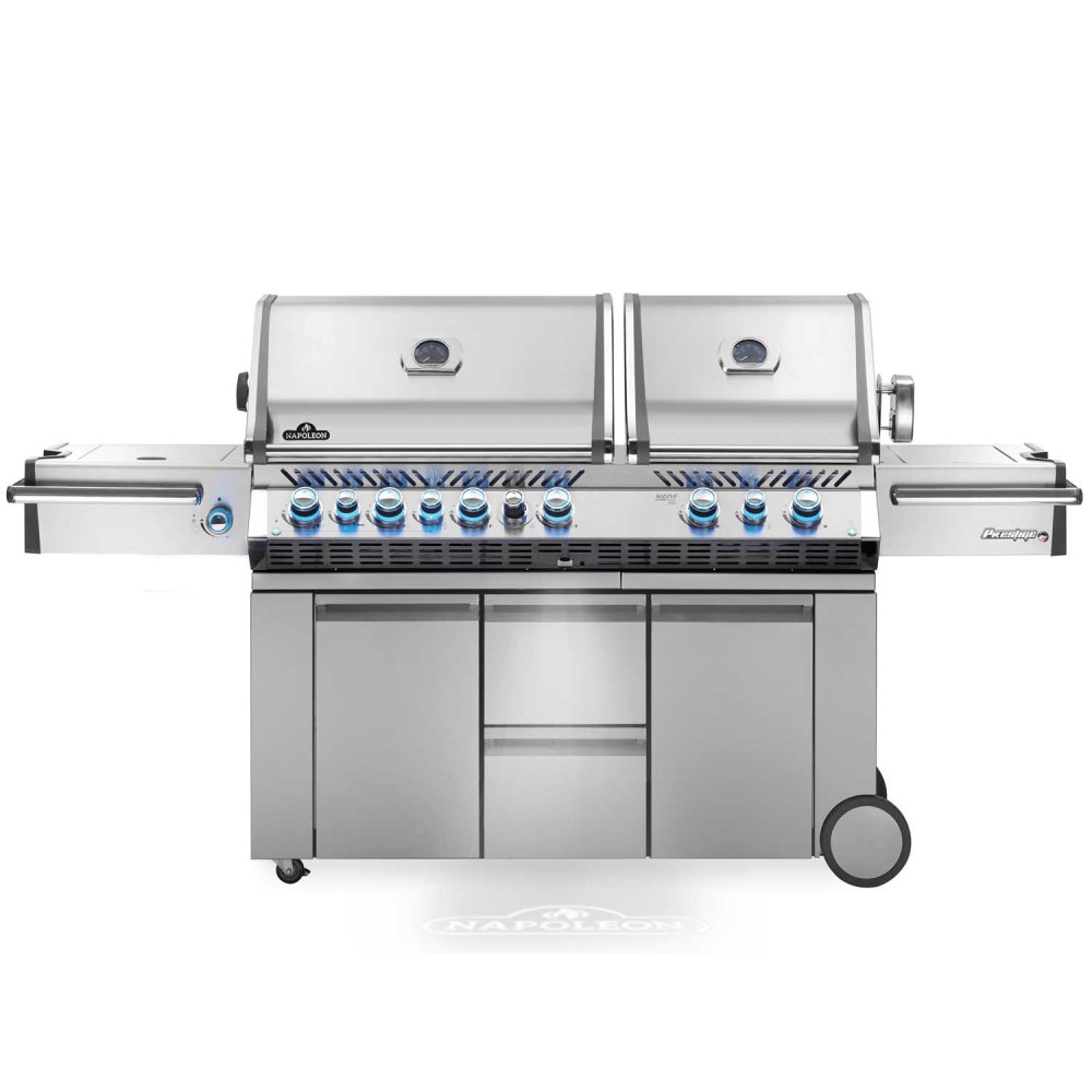 Газовый гриль Napoleon Prestige PRO 825 с инфракрасной конфоркой, вертел в комплекте - PRO825RSBIPSS-3