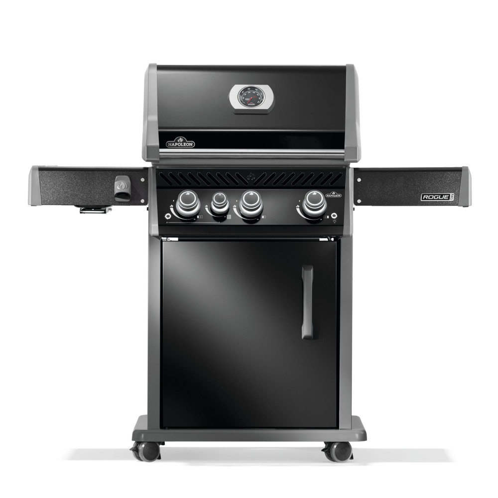 Газовый гриль Napoleon Rogue PRO 425 с боковой горелкой SIZZLE ZONE, черный - RP425SIBPK-2