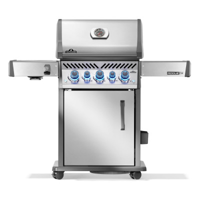 Газовый гриль Napoleon Rogue PRO-S 425, нержавеющая сталь, с боковой конфоркой SIZZLE ZONE, ВЕРТЕЛ В… 