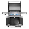 Газовый гриль Napoleon Rogue PRO-S 525, черный, с боковой горелкой SIZZLE ZONE, ВЕРТЕЛ В КОМПЛЕКТЕ - RPS525RSIBPK-2 фото_3 
