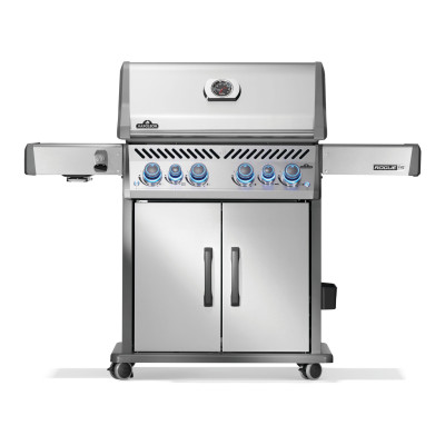 Газовый гриль Napoleon Rogue PRO-S 525, нержавеющая сталь, с боковой горелкой SIZZLE ZONE, ВЕРТЕЛ В… 