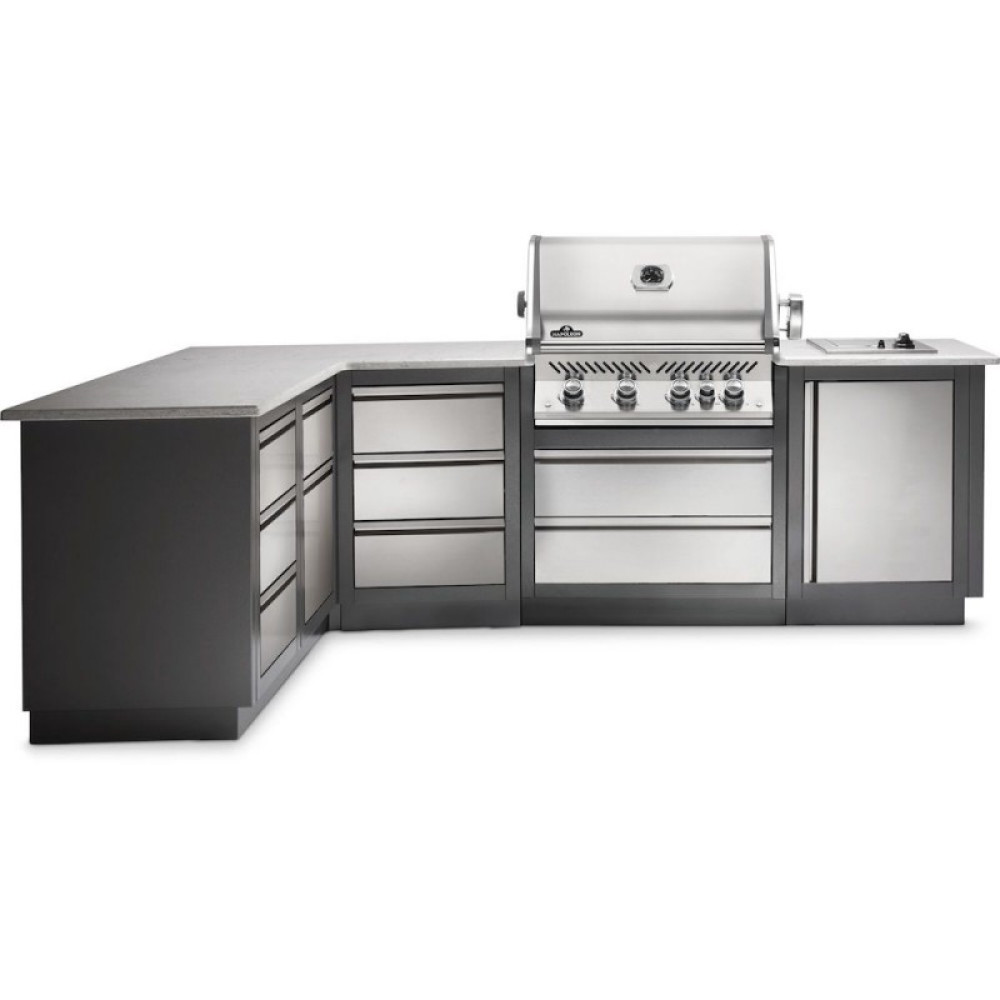 Летняя уличная кухня Napoleon Oasis 300 с грилем Prestige Bipro 500 - oasis-300-bipro-500